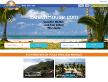 Tablet Screenshot of beachhouse.com