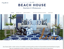 Tablet Screenshot of beachhouse.co.za